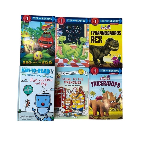 Other - Six Level One Beginner Book Bundle Lot/Step into Reading Level 1